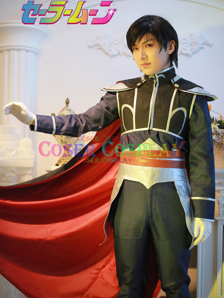 Sailor Moon Chiba Mamoru Black Cosplay Costume 0312